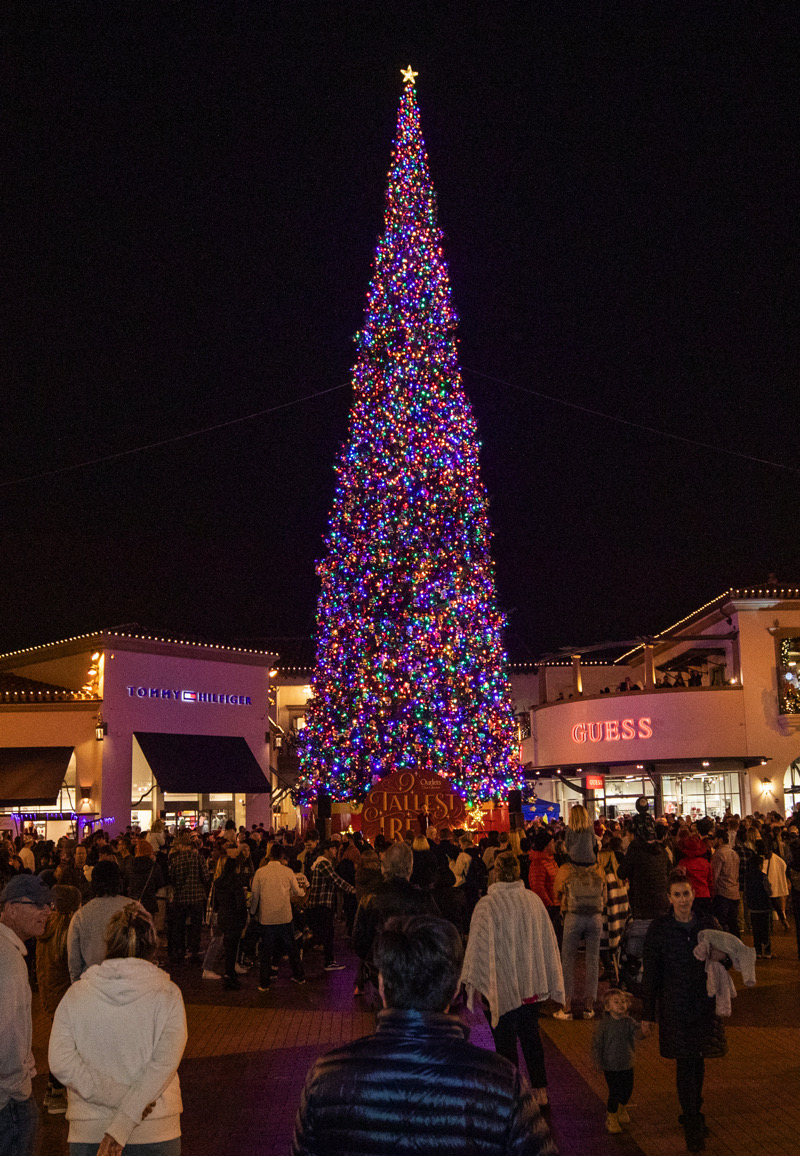 Christmas Tree Lighting at Outlets at San Clemente | Courtesy of Outlets at San Clemente
