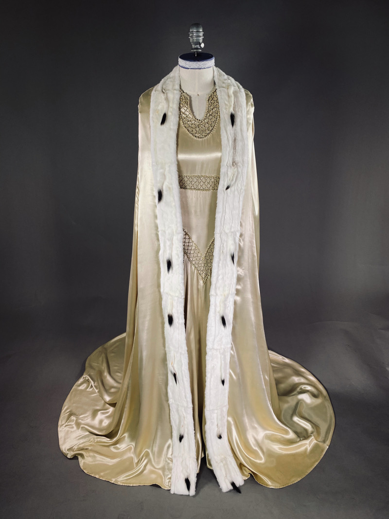 A stunning vintage gown restoration